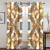 Роскошные золотые саба баркаут абстрактные эфиопские оконные шторы для детей спальня гостиная кухня дверь домашний декор 2 шт