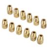 12pcs Carburetor Main Jet Kit 90-200 Gold Heavy Duty Carburetor Nozzle for Mikuni VM TM TMX, Professional Manufacture, Long Life