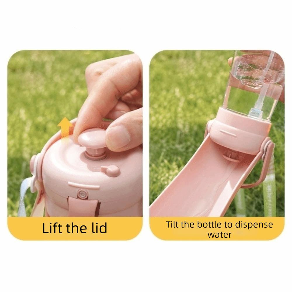 Large Capacity Portable Dog Water Bottle Foldable Pet Travel Bottle Pet Drinking Bowl Dog Walking