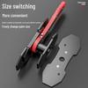 Butterfly Caliper Ratchet Wrench: Two-Way Brake Piston Separator & Compressor