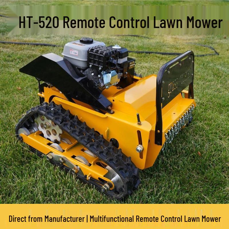 US Export Intelligent Remote-Control Crawler Lawnmower & Roadside Weed Chopper