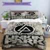 3pcs Linkin Park1 Design Cover Set - HD Printed Bedding with 1 Cover and 2 Pillowcases - Perfect for Home and Dorm Decor