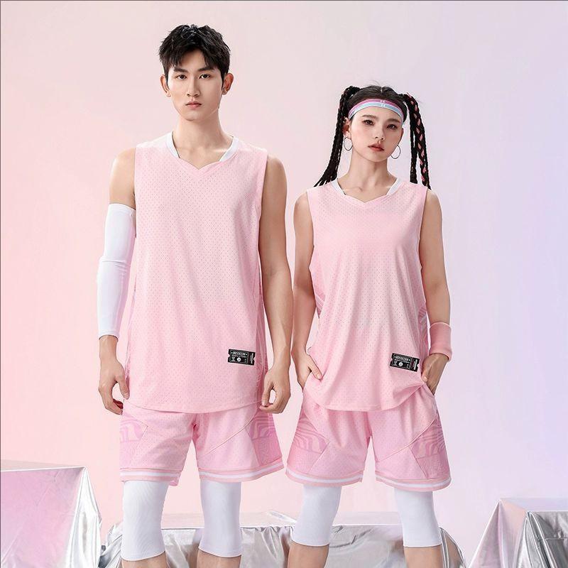 Mens Basketball Uniform Set Quick Dry Sportswear Training Competition Youth Adult Team Wear