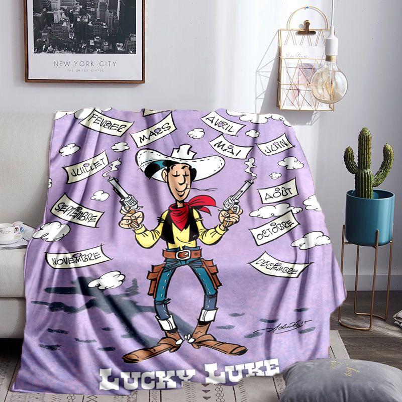 Luke Wild West Blanket Lightweight Flannel Bedding Blanket Perfect for Travel, Camping, Living Rooms, Offices, Sofas, Fan Christmas gift