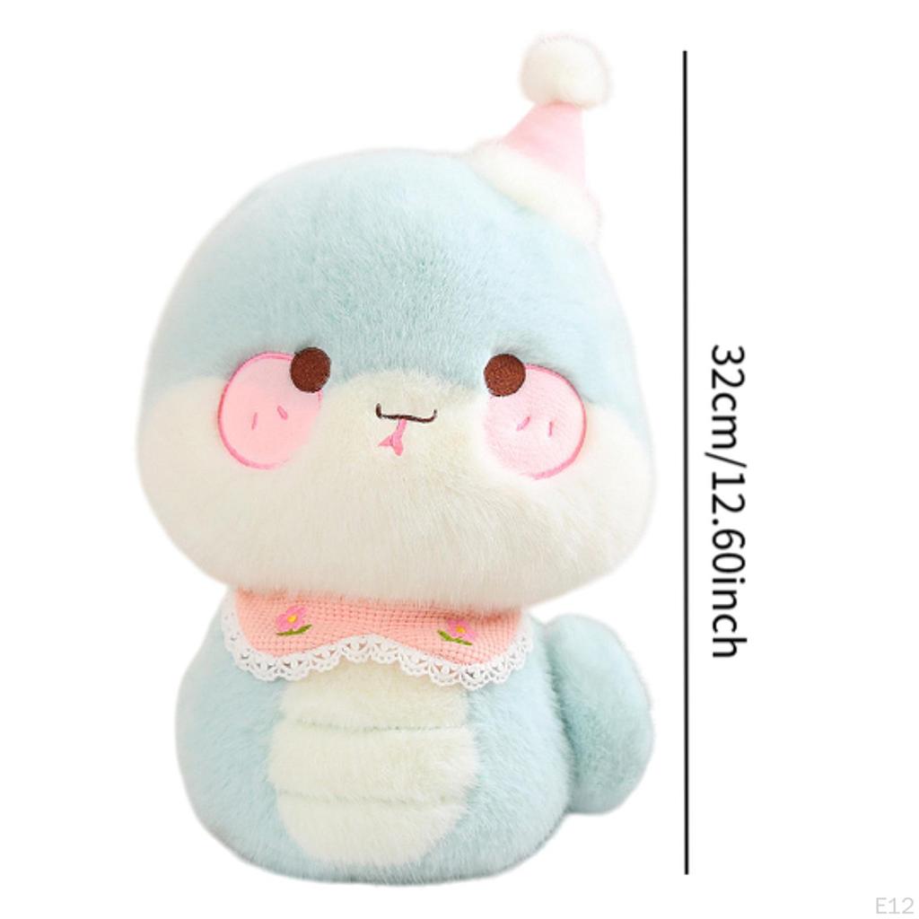 Мультяшная змея, плюшевая игрушка, декор на китайский год, очаровательная подушка для объятий, весенний фестиваль