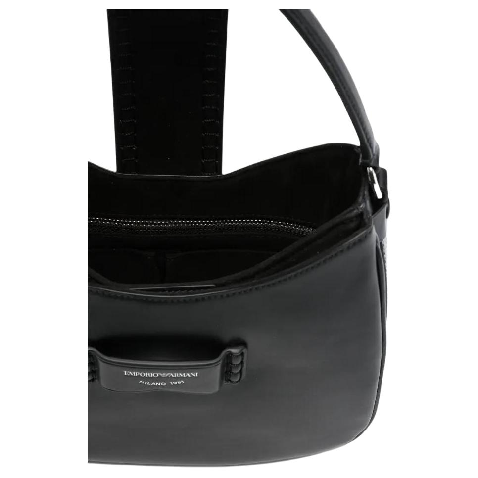 Emporio Armani Женская сумка из натуральной кожи черная EW002271AF17-655