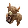 Y88C Мультяшная Высокогорная Корова Миниатюрный Кашпо-Обнимашка Подвесная Фигурка для Сада, Балконов и Патио Полимерное Украшение