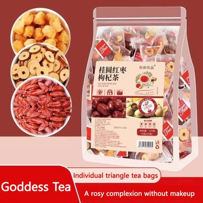Чай Goddess Tea с корицей, красным фиником и ягодами годжи в пакетиках 125 г. Чай для отбеливания красоты