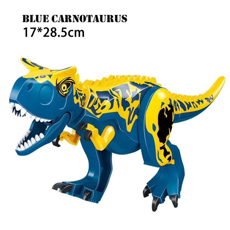 TopLovely Large Particle Building Blocks Stegosaurus Dinosaur Jurassic Park Tyrannosaurus Rex Assembled Toy Brick Educational Toy