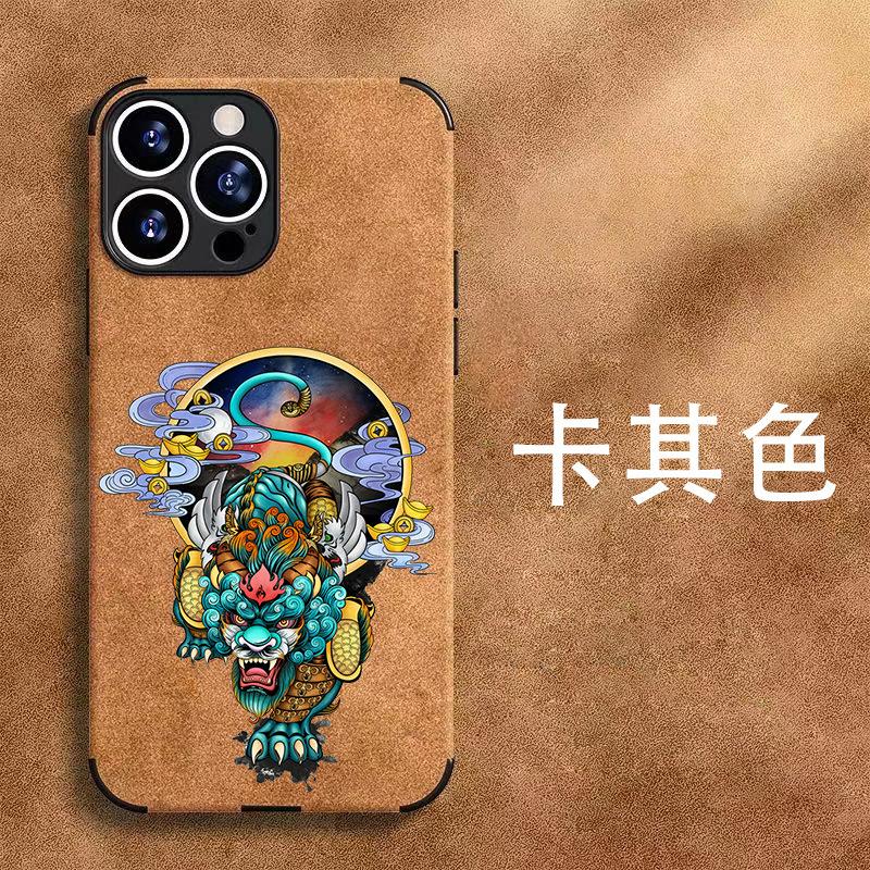 Новый флип-чехол Pixiu подходит для Apple 14 Huawei OPPO Xiaomi VIVO Honor, чехол для мобильного телефона в китайском стиле.