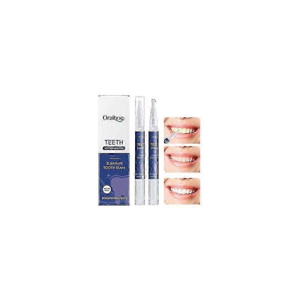 (2PCS) Teeth Whitening Pen, Effective Stains, Pack of 2 Teeth Whitening Pen, Teeth Whitening Pen, Quick Whitening Teeth, White Teeth at Home