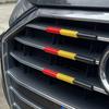 Для Audi A6 C8 4K 2019-2022 Автомобильные Декоративные Накладки на Переднюю Решетку Радиатора Гоночные Решетки Декоративные Трехцветные Аксессуары для Внешнего Тюнинга Автомобиля DIY