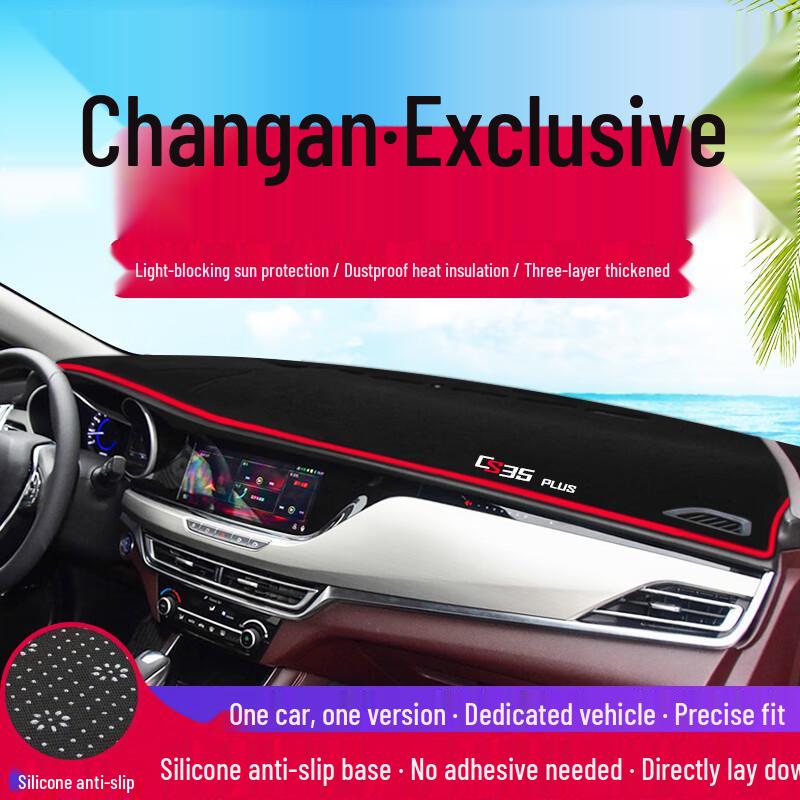 Матовая накладка на центральную консоль Changan CS15/CS35/CS75/CS95 от бликов