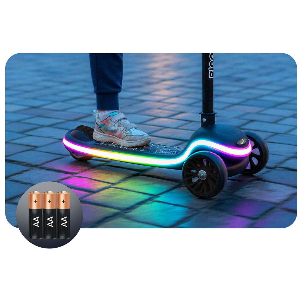 Ricokids Leddi Three-Wheeled Balance Led Scooter For Kids