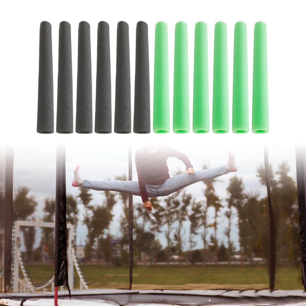 12Pcs Trampoline Enclosure Pole Foam Sleeves Padding Portable 15.75" Protection Covers for