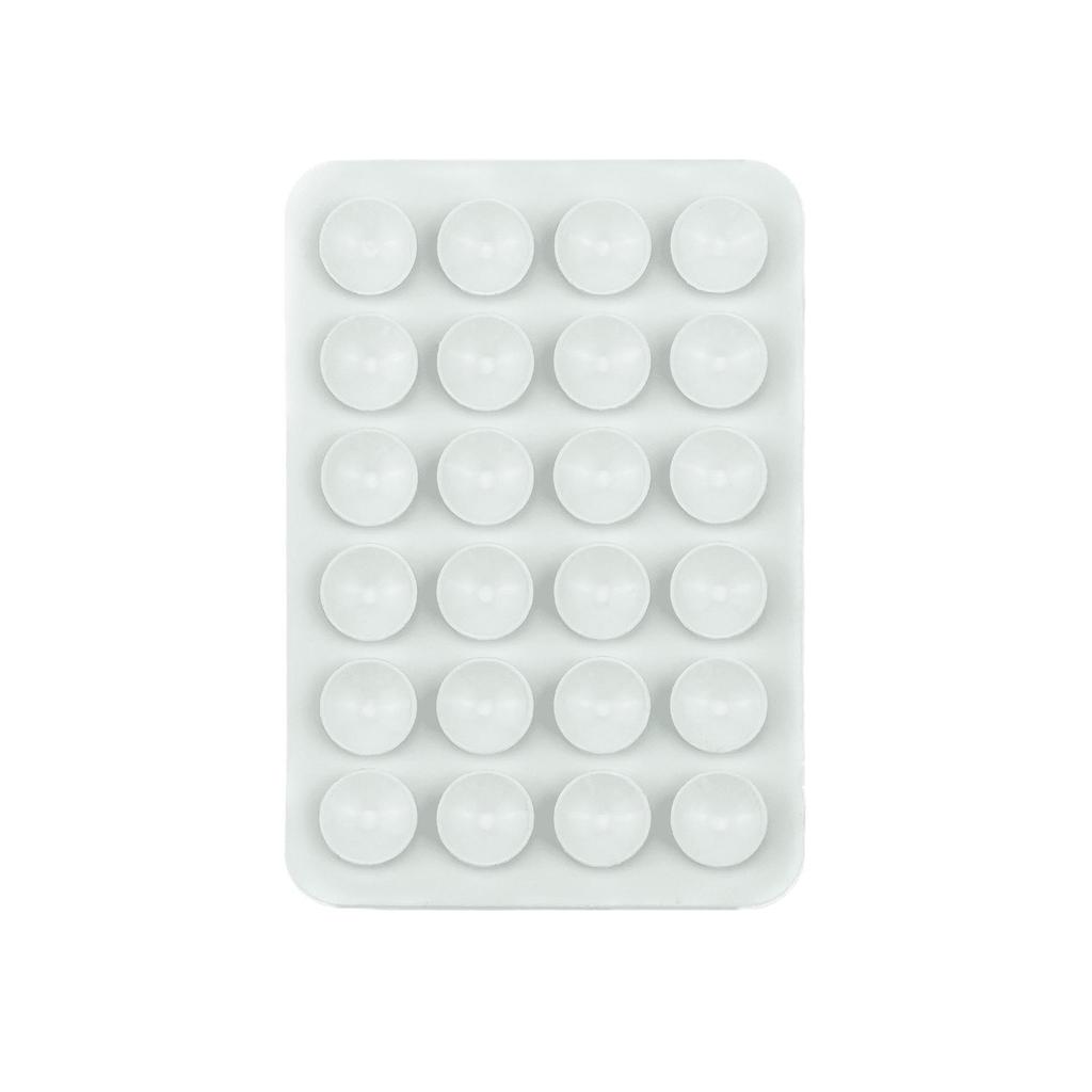 Черная силиконовая противоскользящая подставка для телефона: 24 Портативные, Минималистичные Наклейки на Присосках