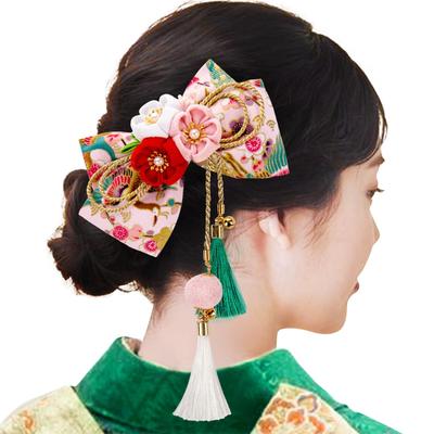 OTAKUMARKET Волосы для японцев с для девочек и 1 штука C и Украшение, Лента, Хакама, Выпускной, Кимоно, Юката, Фурисоде, Сити-Го-Сан,