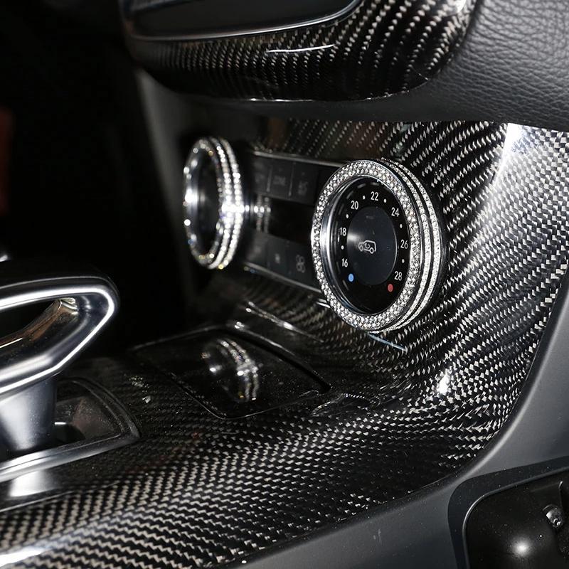 Авто AC климат-контроль кольцо ручки накладка для Mercedes Benz GLE GLK CLS GL M GLS SLK SL G class W166 X204 X166 автомобиля