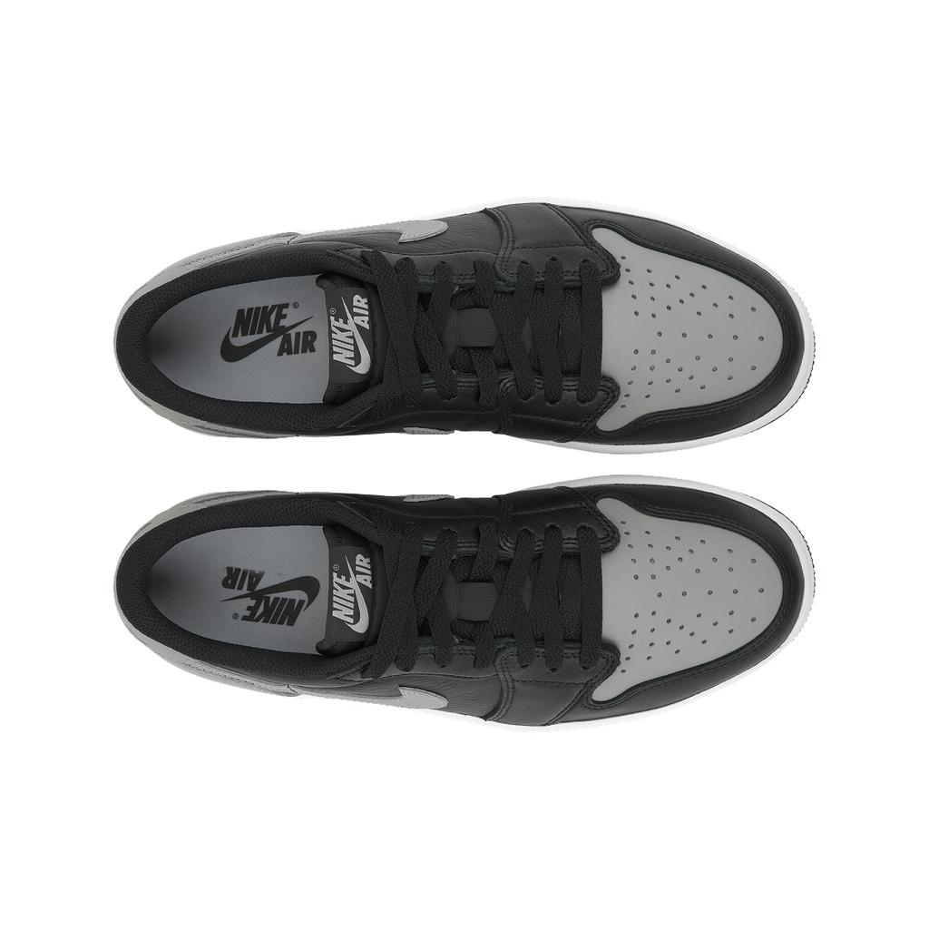 Мужские кроссовки Air Jordan 1 Retro Low OG Shadow 2024 черные средне-серые белые CZ0790-003