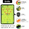 Magnetic Football Tactical Board, Foldable Trainer Folder, Timer, Large Capacity Pens, Referee Whistles,sponges,referee Equipment