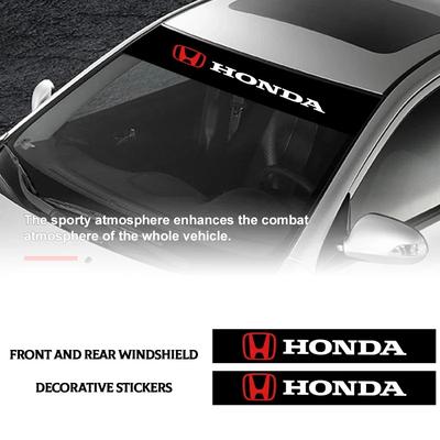 FIT Автомобиль Новый Honda Автомобиль Наклейки на лобовое стекло Передний и задний декоративный значок Для Honda Mugen TypeR Jazz Civic Accord FIT H