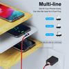 USLION 1M Магнитный кабель Micro USB для быстрой зарядки Кабель USB Type C Магнитный адаптер для зарядного устройства Кабель для передачи данных
