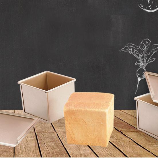 Water Cube Mold Box Non-Stick Bread Toast Lid with Sliding Kitchen Baking