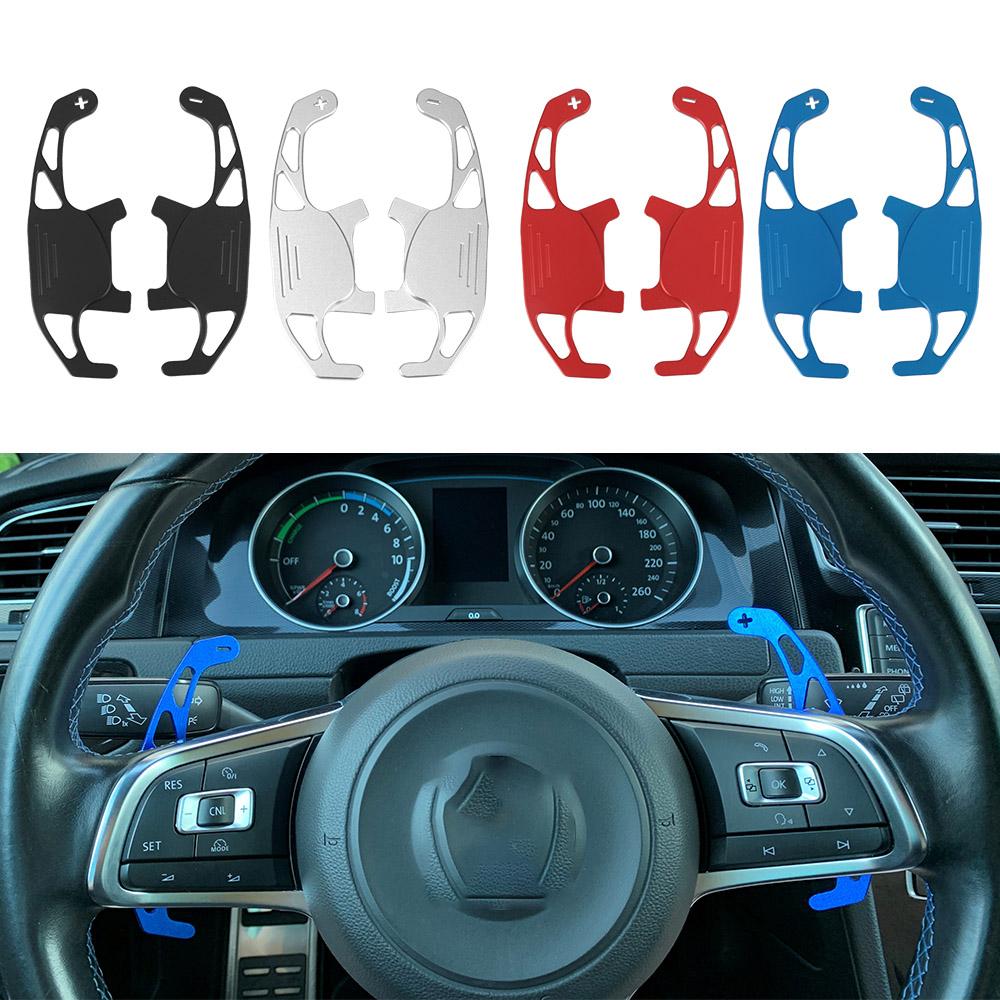For VW GOLF 7 RLINE JETTA MK6 LAMANDO TERAMONT Car Steering Wheel Shift Paddle 2Pcs/Set Shifter Extended Auto Replacement