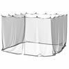 Outdoor Mosquito Net 220 Meshes Black 300 x 300 x 200 cm