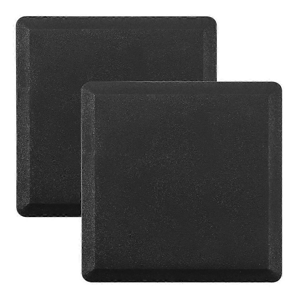 80mm x 80mm Square Plastic Pipe End Caps - 2 Pack Tube Inserts for DIY Projects