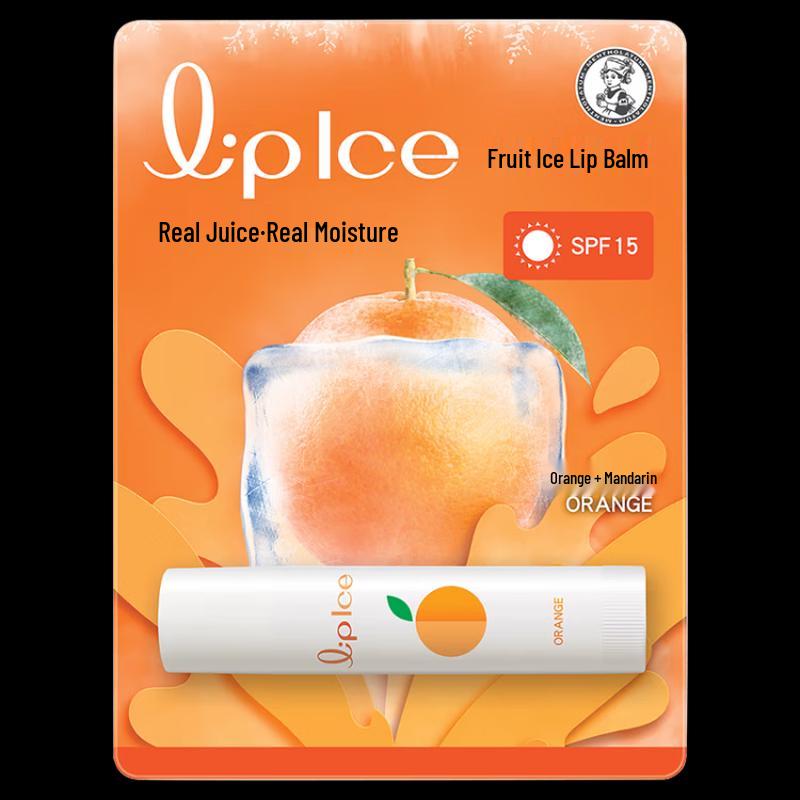 Mentholatum SPF15 Fruit Ice Lip Balm - Orange & Tangerine