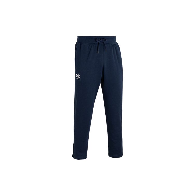 Under Armour Тренировочные свободные флисовые брюки с логотипом, мужские брюки синего цвета 1359030-408
