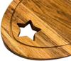 Разделочная доска из дерева в форме яйца для кухни, деревянное сервировочное блюдо, разделочные доски для еды, сыра, фруктов и салата, органическая доска с пазом