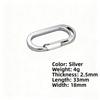 Spring Snap Design Stainless Steel Carabiner Multipurpose Backpack Buckle Hook  For Outdoor Camping