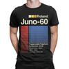 Мужская футболка Juno 60 Horizontal Roland, хлопковая одежда, новинка, футболка с коротким рукавом и круглым вырезом, подарочная футболка