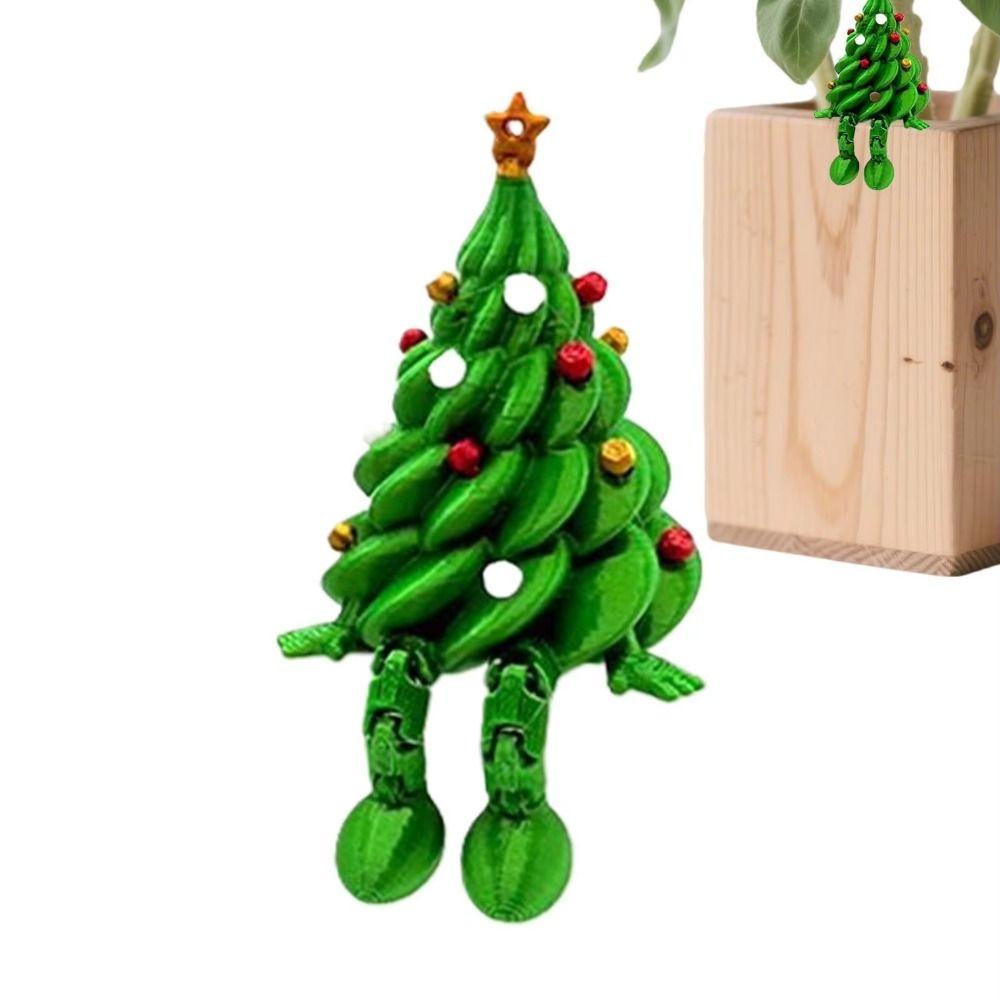 Colorful 3D Printed Christmas Tree Funny Xmas Decoration Christmas Tree Model  Living Room