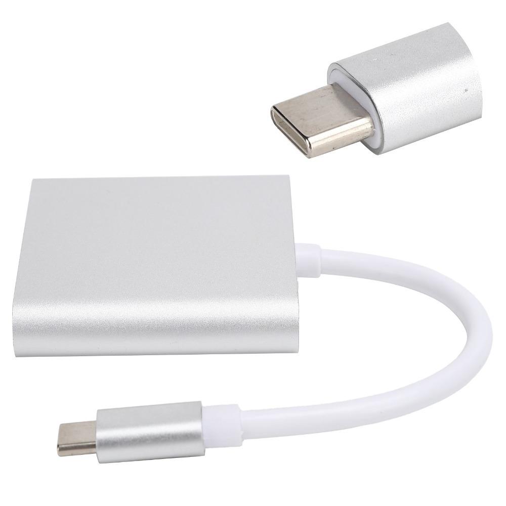 Док-станция USB-C с поддержкой HD и USB PD, многопортовый адаптер USB-C для устройств USB-C