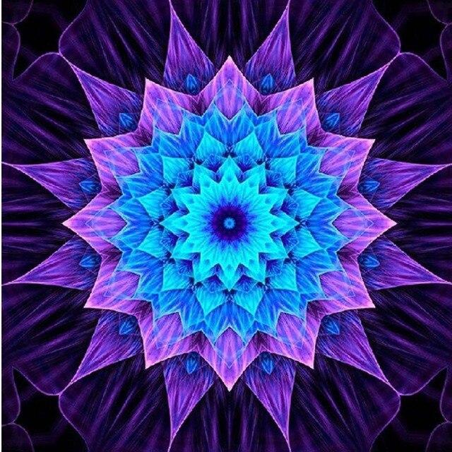 5d алмазная живопись Религиозная Мандала DIY Алмазная вышивка крестиком цветок домашний декор искусство рукоделие