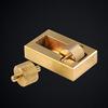 Leather Top Edge Dye Oil Roller Box Applicator DIY Craft Treatment Tool Brass with Extra Roller