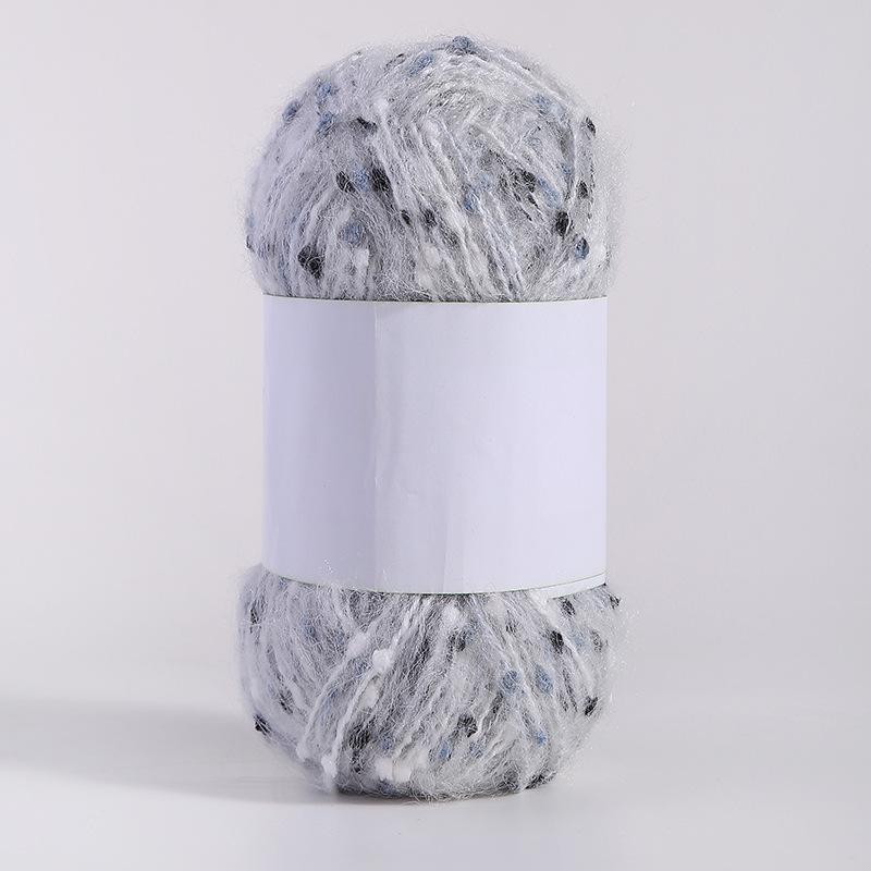 Цветная мохеровая пряжа ручной работы для самостоятельного изготовления шарфов, шапок, сумок и кукол