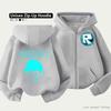 Roblox Kids Zip Hoodie for Kids Ages 4-14 Multiple Pattern Options Unisex Lightweight Zip Jacket HD Print Easy Wear Sporty and Casual Style Polyester