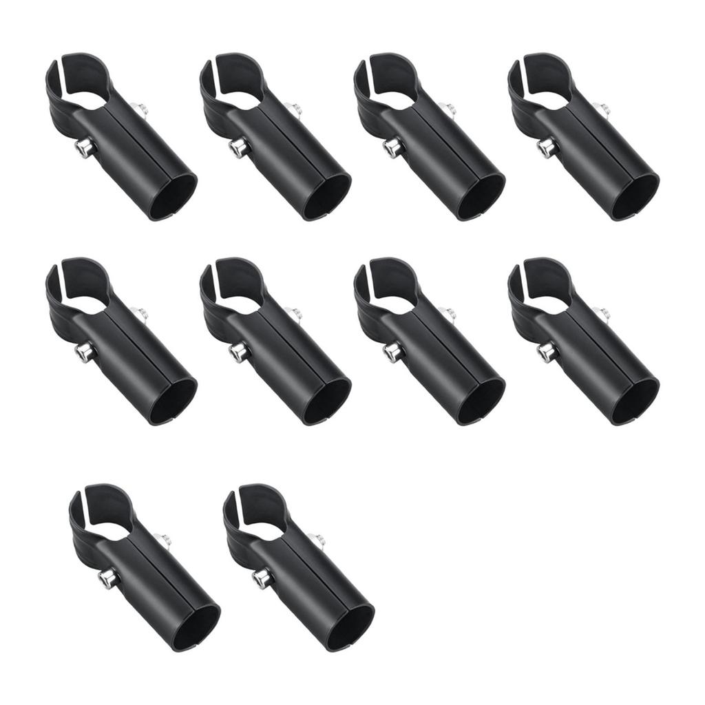 10x Tube Connector Pipe Fitting for Shelf Frame Cabinets Simplified Sheds