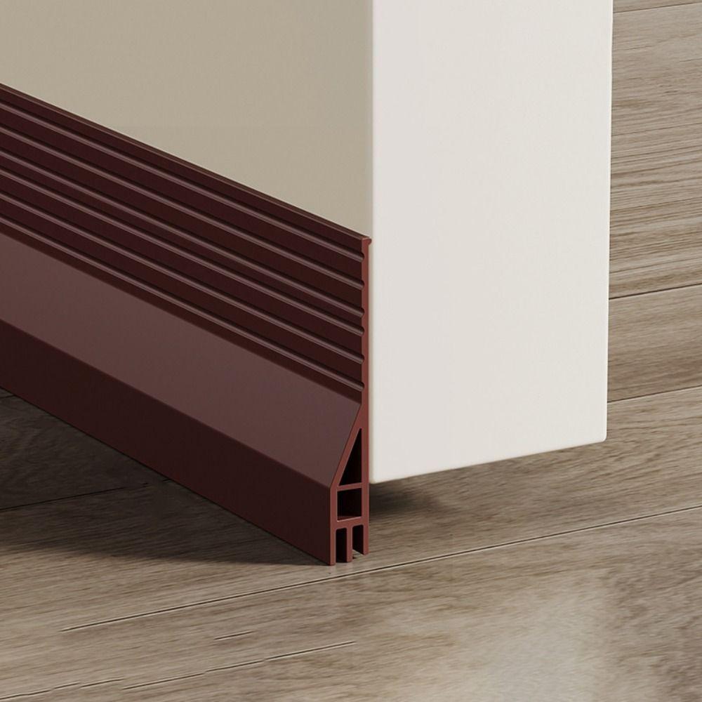Arbitrary Tailoring Windproof Door Bottom Seal Strip SoundProof Dustproof Door Gap Baffle Soft TPE Waterproof Seal Strip Hotel