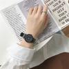 Студенческая вечеринка для подготовки к экзаменам Цифровые часы Студентка Простой темперамент Ретро Маленькие черные часы Модный стиль