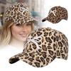 Fashion Leopard Print Baseball Cap Butterfly Adjustable Y2K Hat Embroidery Breathable Summer Cap