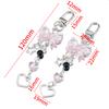 Y2K Phone Charm Bow Heart Star Keychain Pendant Kawaii Key Chain Bag Goth Phone Chain Cute Accessory For Girls Women Jewelry DIY