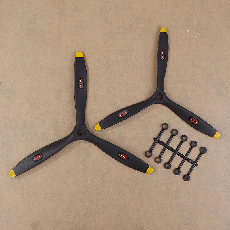 1 шт. Модель самолета с радиоуправлением 8060 9060 1060 1170 1370 3-лопастной пропеллер карбон-нейлон для электродвигателя/двигателя внутреннего сгорания