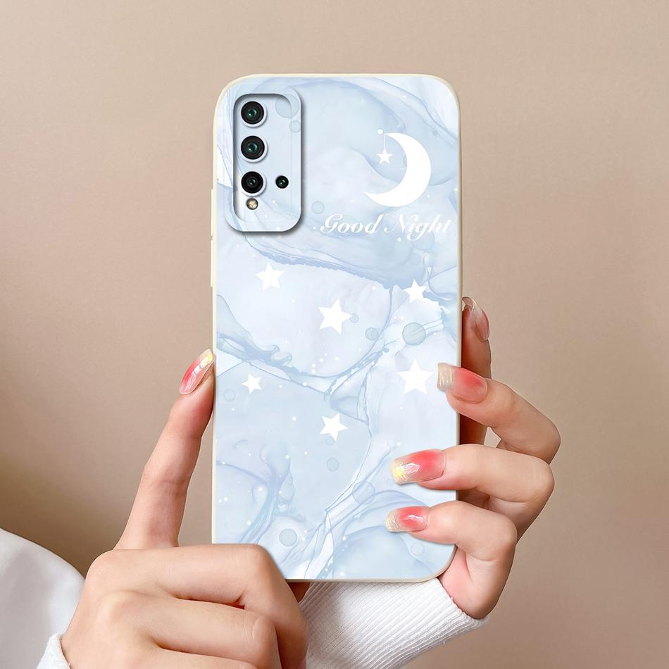 Case For Huawei Nova 5T Cover For Huawei Nova 6 Nova 7 Cartoon Bumper For Nova 5 T Nova6 Nova7 Soft Liquid Silicone Phone Cases