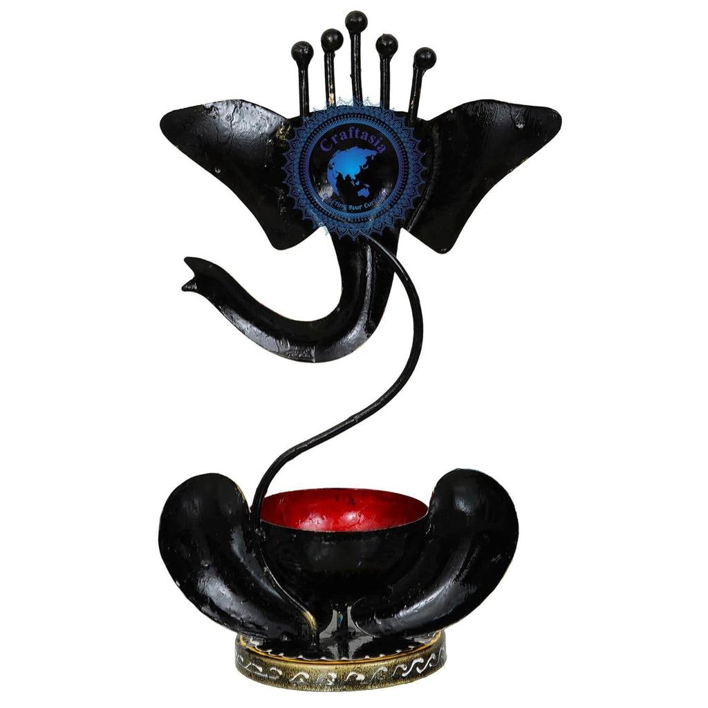 Iron T-Light Candle Holder/Handicraft Metal/Iron Handpainted Tealight Holder/Candle Holder Stand Showpiece/Statue Home Decor, Living Room, Puja Room