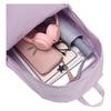 Nike 21L Brand Logo Simple Large Capacity Polyester Backpack Medium Unisex Backpack Light-Purple N32533091GS-003